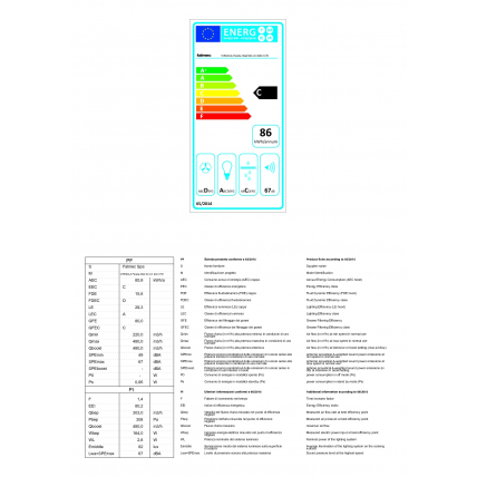 Hotte Decor Falmec Virgola 3230 Mda