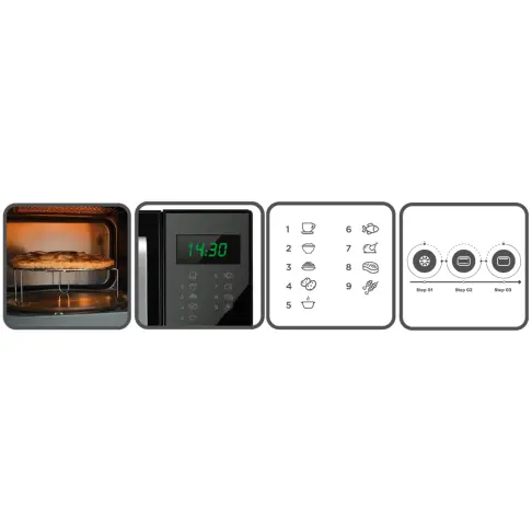 Micro-onde gril BLACK ET DECKER BXMZ900E - 2