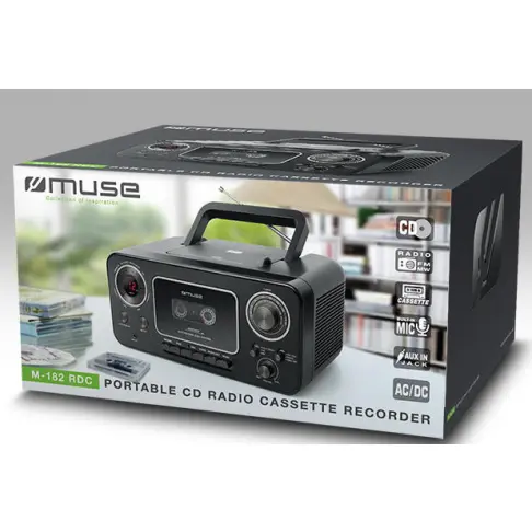 Lecteur cd, cassette et mp3 MUSE M 182 RDC - 4