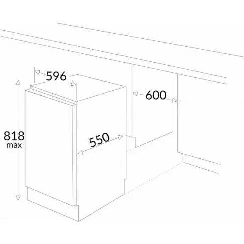 Réfrigérateur intégré 1 porte AMICA AB1112 - 5