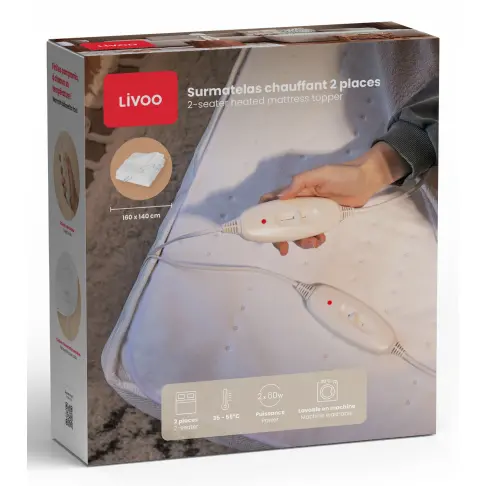 Couverture chauffante LIVOO DOS217W - 4