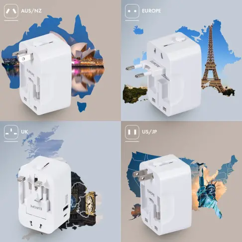 Adaptateur de voyage AKASHI ALTWP 200 WH - 7