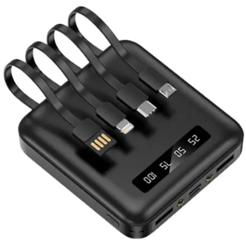 Chargeurs externes AKASHI ALTPB10CABLK - 1