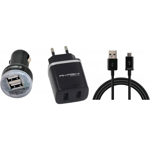 Chargeur secteur gsm AKASHI ALT PTC U 2 USB - 1