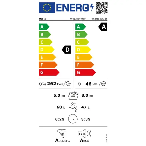Lave-linge séchant MIELE WTI370WPM - 6