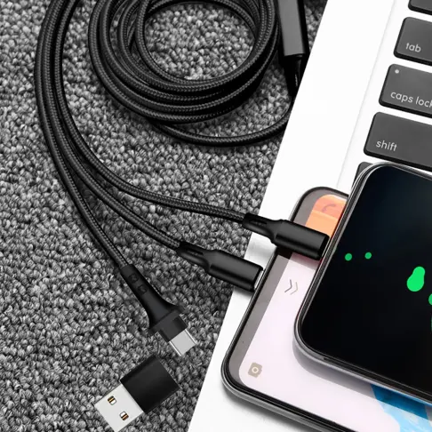 Câble de charge AKASHI ALT5N1PLABK - 3