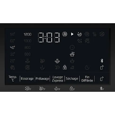 Lave-linge séchant BEKO HWD7527BB - 4
