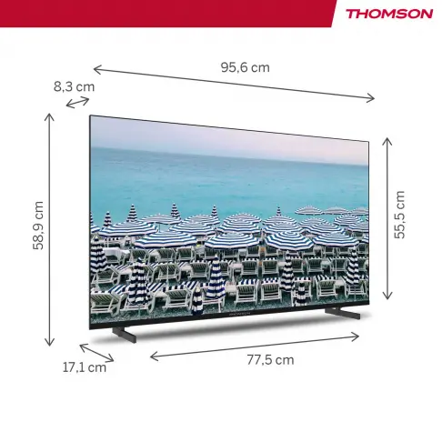 Tv led 43'' THOMSON 43FD2S13 - 3