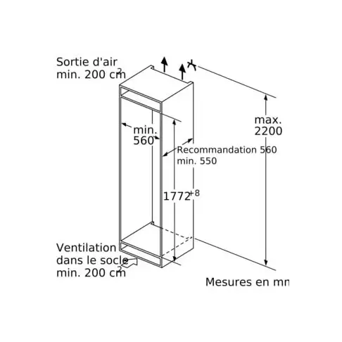 Congélateur intégré SIEMENS GI81NSCE0 - 5