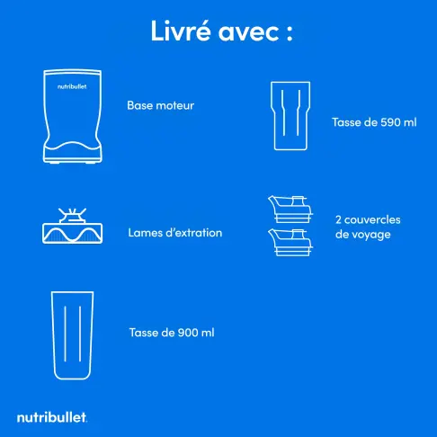 Extracteur de nutriment NUTRIBULLET NBT1006MB - 9