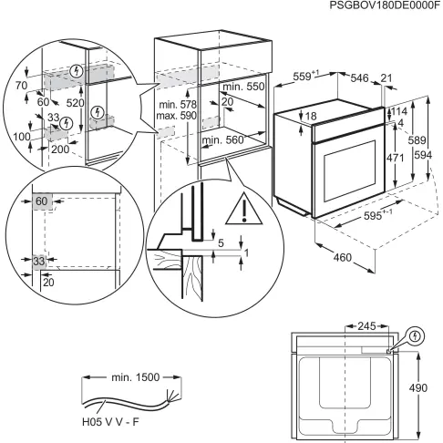 Four hydrolyse - écolyse AEG TB8SB731AB - 7