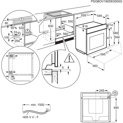 Four hydrolyse - écolyse AEG TB8SB731AB - 8