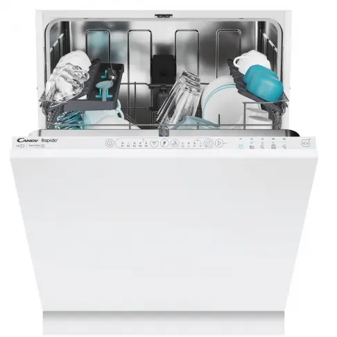 Lave-vaisselle tout intégré 60 cm CANDY CI3E7L0W - 1