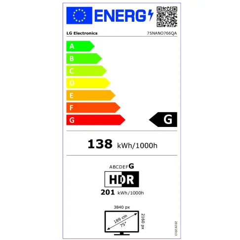 Tv led 75'' LG 75NANO766 - 13