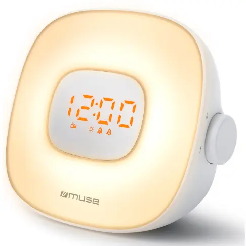 Radio réveil lumineux MUSE ML198CR - 1
