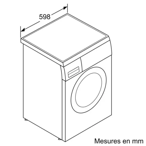 Lave linge hublot BOSCH WUU28T69FR - 6