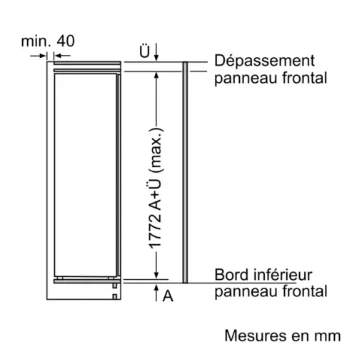 Réfrigérateur intégré 1 porte BOSCH KIR81NSE0 - 6