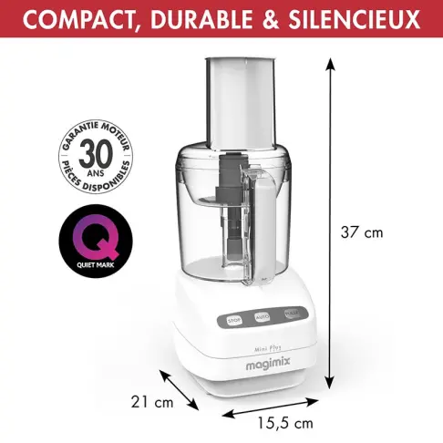 Robot MAGIMIX Le Mini Plus Blanc 18250 F - 3
