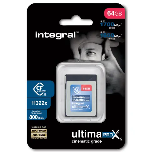 Compactflash express 2.0 INTEGRAL INCFE64G1700/1600/S800 - 1