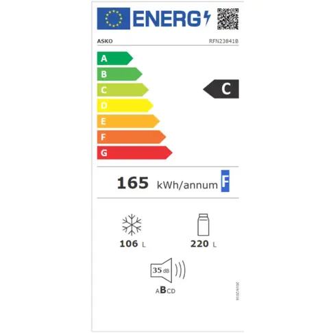 Réfrigérateur combiné inversé ASKO RFN23841B - 6