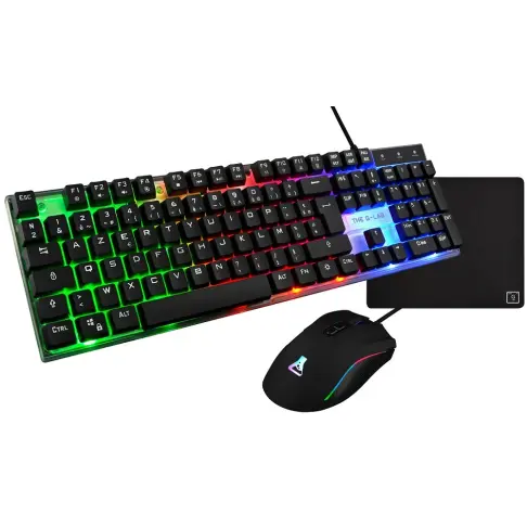 Clavier gaming + souris + tapis THE G-LAB COMBO-YTTRIUM/FR - 1