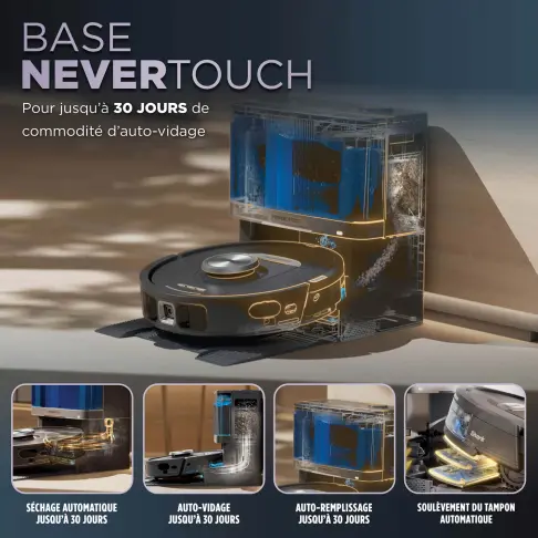 Aspirateur robot laveur SHARK RV2800YEEU - 11