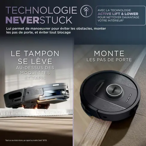 Aspirateur robot laveur SHARK RV2800YEEU - 12