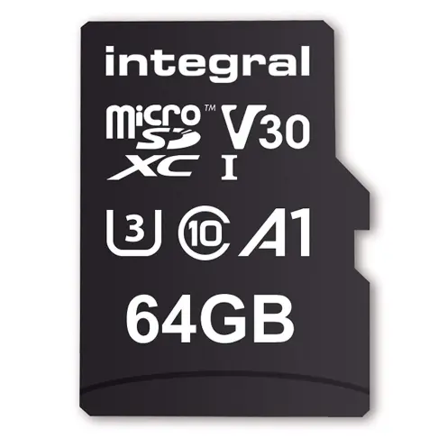 Cartes micro sd INTEGRAL INMSDX 64 G-100/70 V 30 - 1