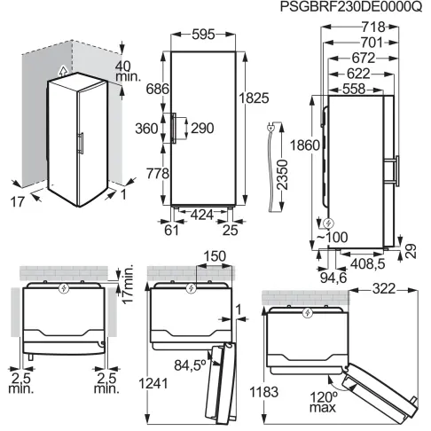 Congélateur armoire AEG OAG7M281DX - 5