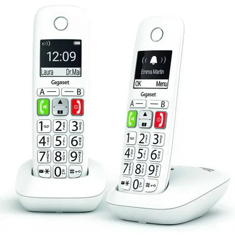 Telephone sans fil GIGASET SIEMENS GIGA E 290 DUO BLANC - 1 Telephone sans fil GIGASET SIEMENS GIGA E 290 DUO BLANC - 1