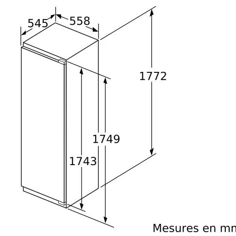 Congélateur intégré BOSCH GIN81VEE0 - 5