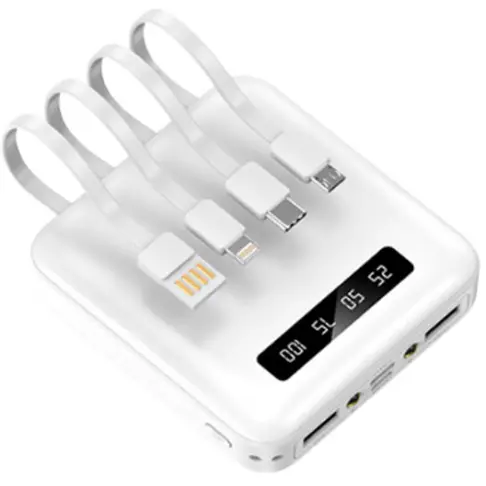 Chargeurs externes AKASHI ALTPB10CABWH - 1