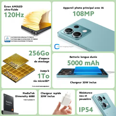 Smartphone XIAOMI REDMINOTE135GBLANC - 6