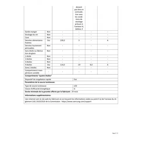 Réfrigérateur combiné inversé SAMSUNG RL34T620EWW - 4