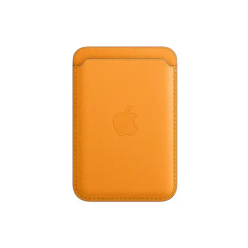 Porte-carte Apple MagSafe Cuir Orange - 1