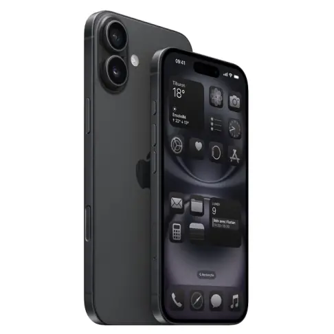 Smartphone APPLE iPhone 16 Noir 128 Go - MYE73ZD/A - 5