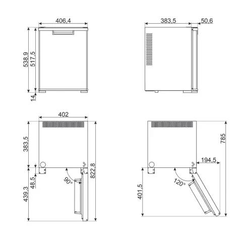 Réfrigérateur 1 porte SMEG MTE40 - 3