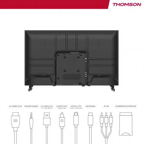 Tv led 32'' THOMSON 32HD2S13 - 6