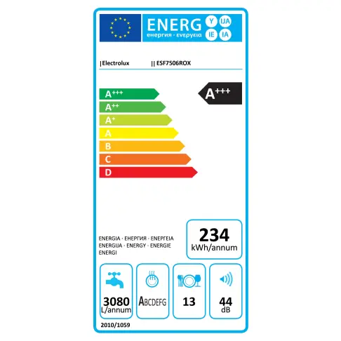 Lave-vaisselle 60 cm ELECTROLUX ESF 7506 ROX - 3