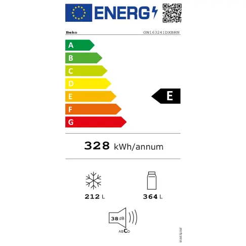 Réfrigérateur américain BEKO GN163241DXBRN - 9