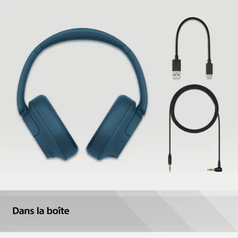 Casque sans fil SONY WHCH720NBLEU - 11