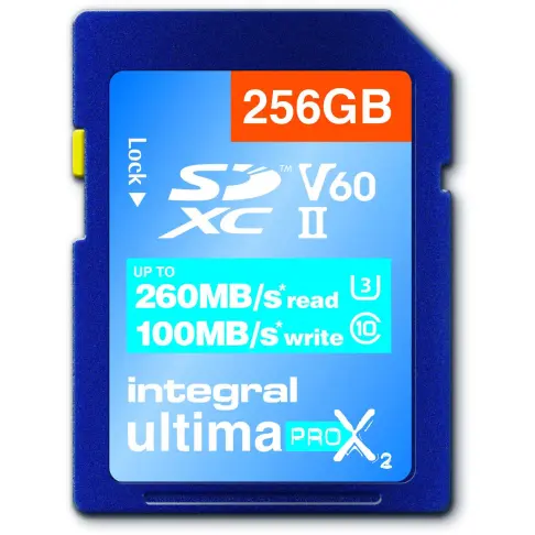 Carte mémoire INTEGRAL INSDX 256 G 260/100 U 2 - 1