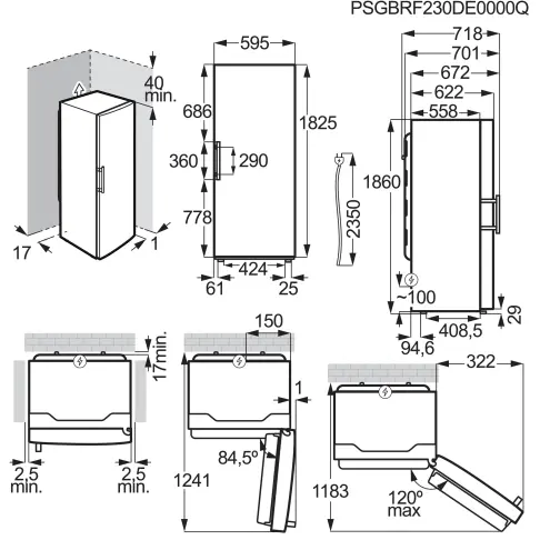 Congélateur armoire AEG OAG7M281DL - 6