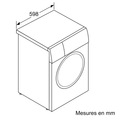 Lave-linge frontal BOSCH WGJ244AMFR - 12