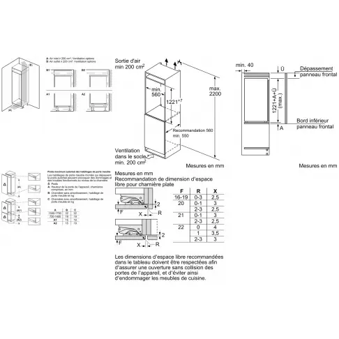 Réfrigérateur intégré 1 porte BOSCH KIR41VFE0 - 6