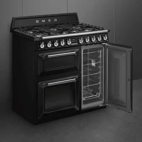 Piano cuisson dessus gaz SMEG GAMME ELITE TR 93 BL - 2