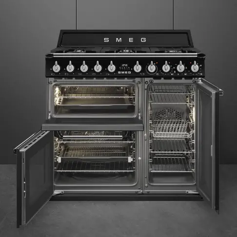 Piano cuisson dessus gaz SMEG GAMME ELITE TR 93 BL - 3
