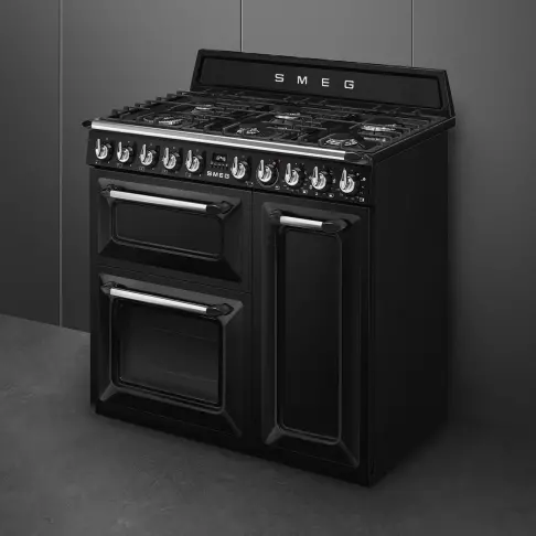 Piano cuisson dessus gaz SMEG GAMME ELITE TR 93 BL - 4