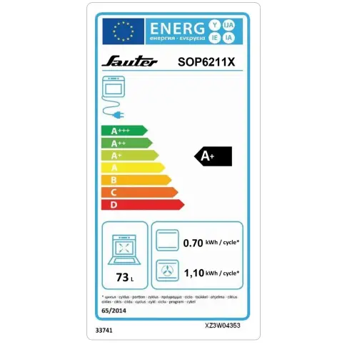 Four pyrolyse SAUTER SOP6211X - 1