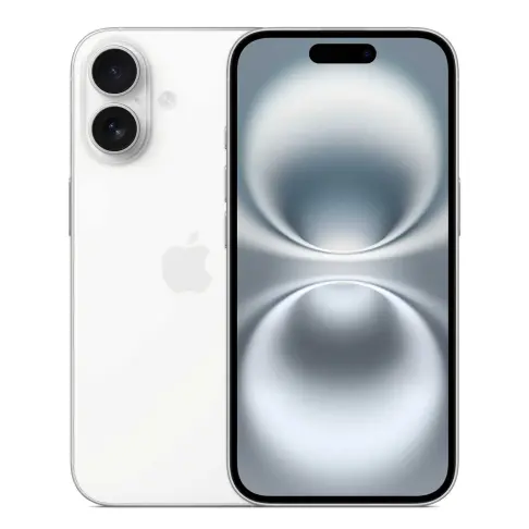 Smartphone APPLE iPhone 16 Blanc 128 Go - MYE93ZD/A - 1